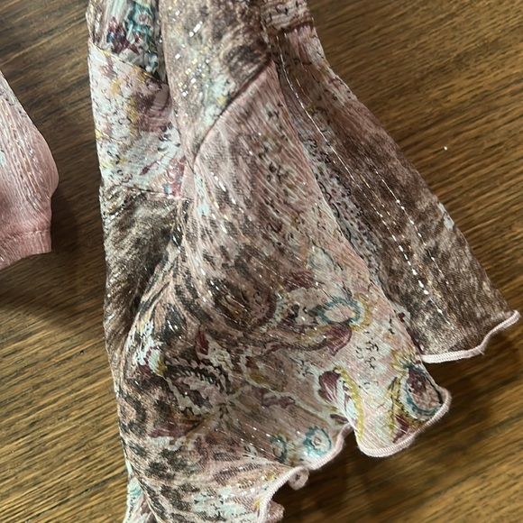 ABS by Allen Schwartz Sheer Blouse Large - Picture 6 of 8